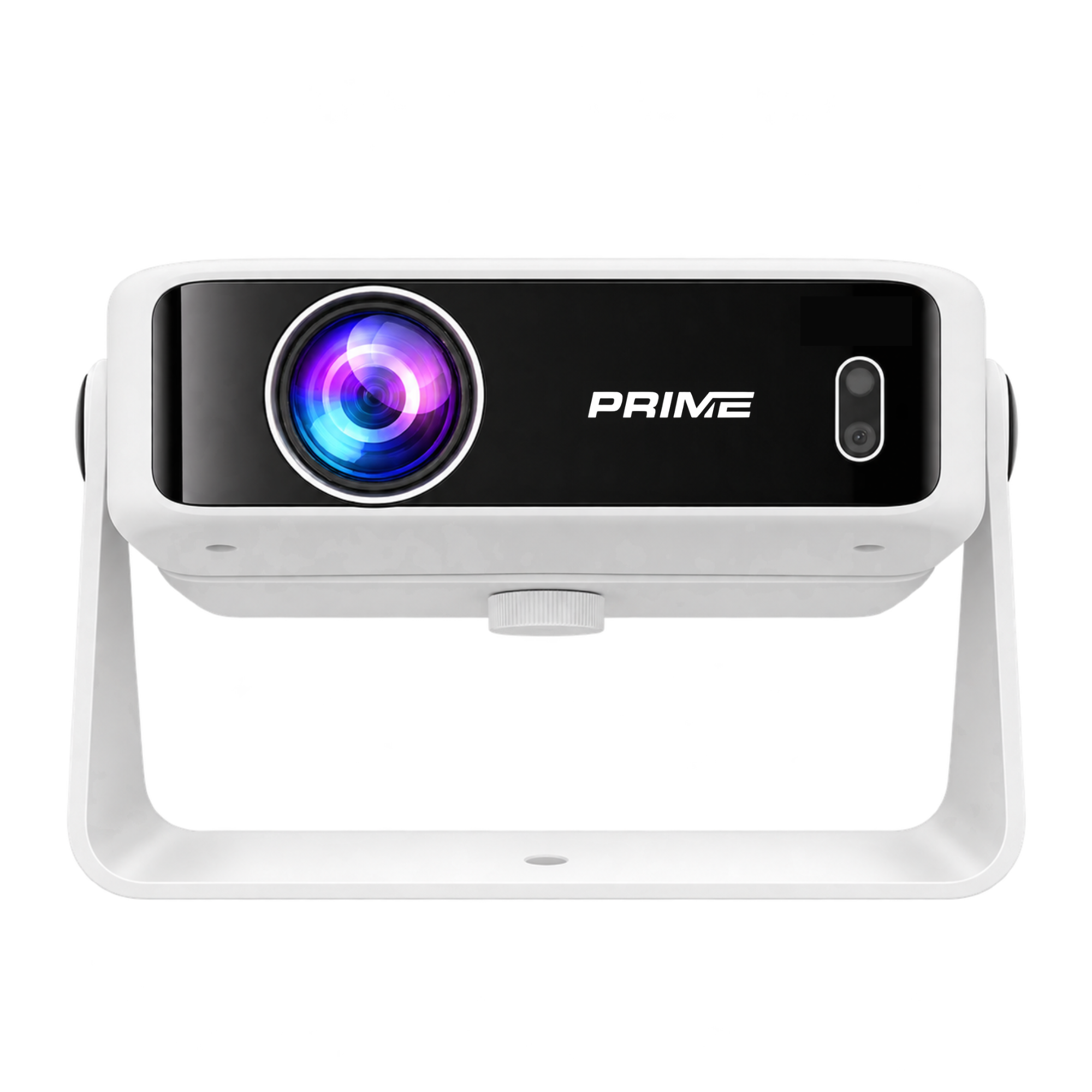 PRIME ORBIT Native 1080P FHD AI Smart Projector | Android 14, 7000 Lumens, 1GB RAM + 8GB ROM, 4K Support, Google Play Store, AI Auto Focus, AI Auto Keystone, AI Auto Screen Fit, AI Obstacle Avoidance, AI Lens Shift, 180° Rotation, Dual-Band WiFi, Bluetooth 5.4, 12W Dolby Audio, 3D Support, Up to 250" Display
