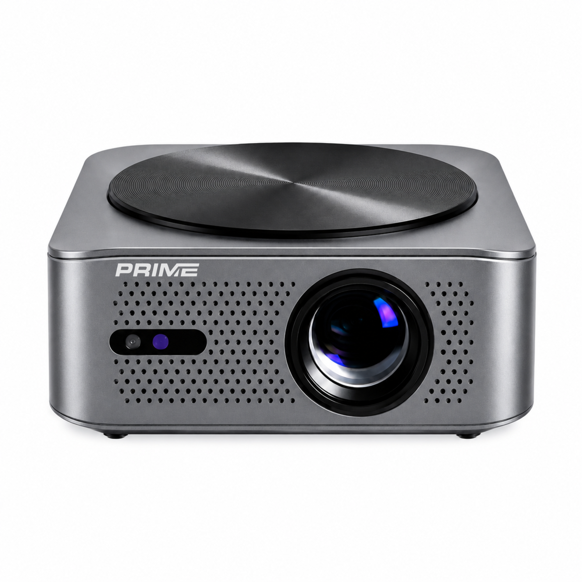 PRIME APEX Native 1080P FHD AI Smart Projector | Android 12, 9000 Lumens, 9000:1 Contrast, 4K Support, Google Play Store, AI Auto Focus, AI Auto Keystone, AI Auto Screen Fit, AI Obstacle Avoidance, AI Lens Shift, 180° Rotation, 12W Dolby Audio, Dual-Band WiFi, Bluetooth 5.4, 2× HDMI, USB, Up to 250" Display